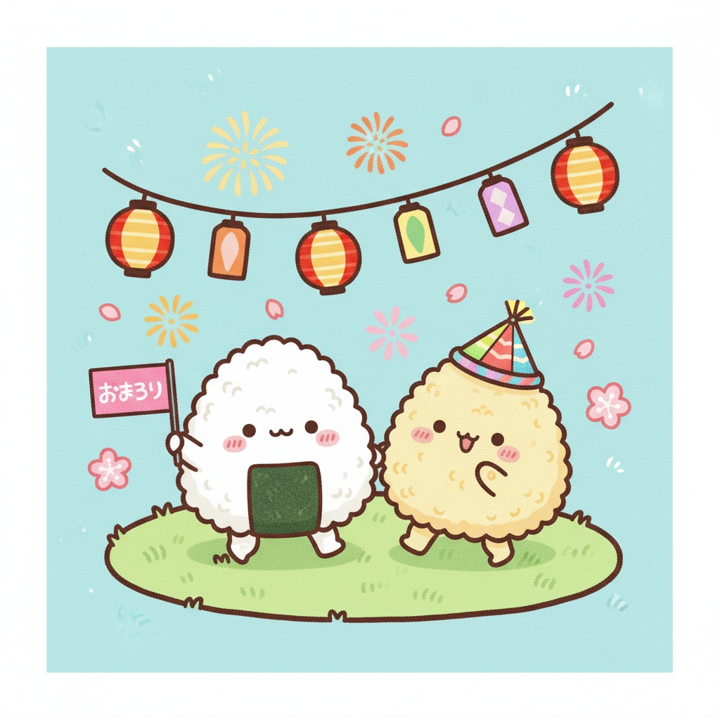 お祭りおにぎりフレンズ