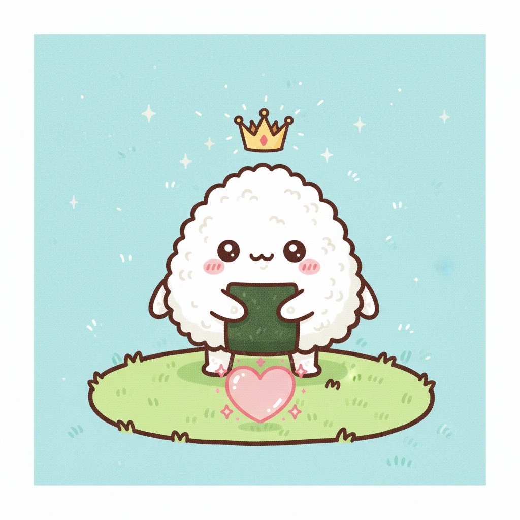 王冠とおにぎりくん